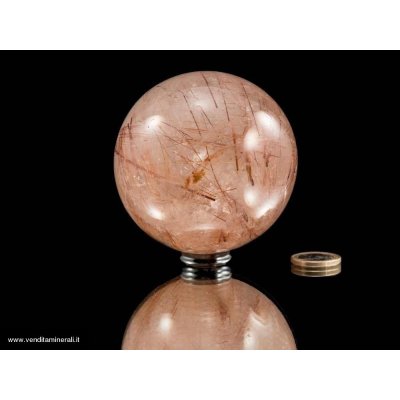 Sfera di quarzo rutilo - Madagascar