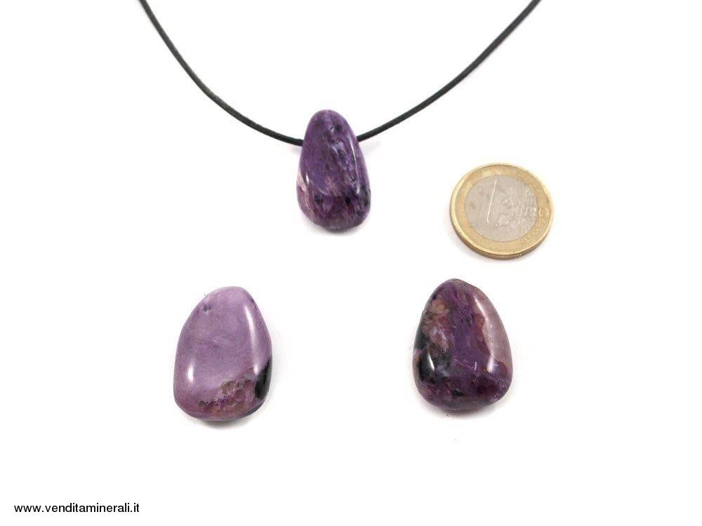 Ciondolo Charoit a tamburo