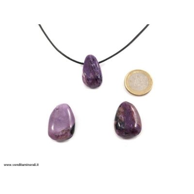 Ciondolo Charoit a tamburo