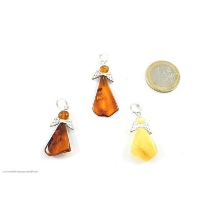 Pendente d'angelo ambra