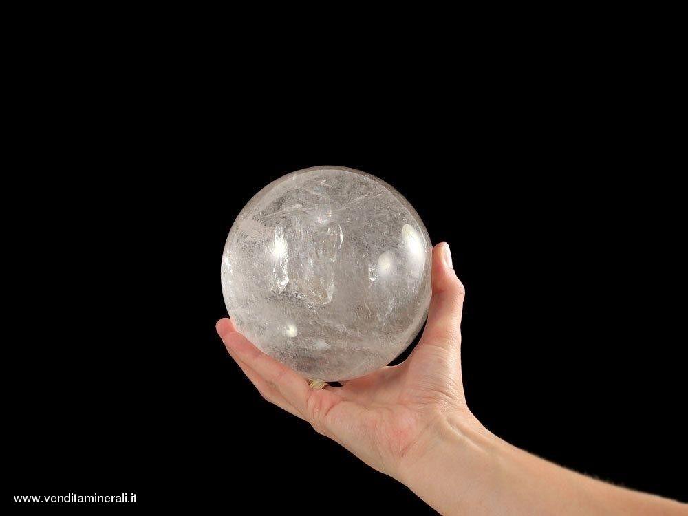 Vera sfera di cristallo di rocca - 12 cm - Arte e svago - Erashop Market  Place