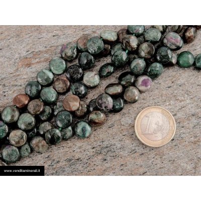 Filo di catena di fuchsite di rubino