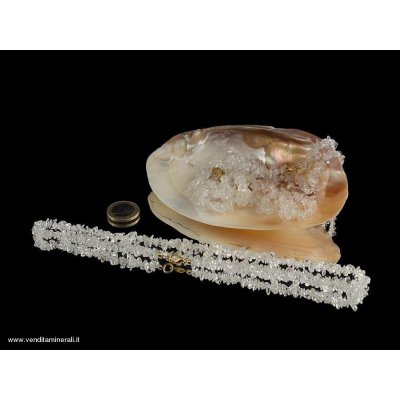 Catena di schegge di cristallo di rocca