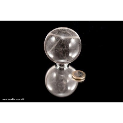 Sfera di cristallo di rocca - molto chiara