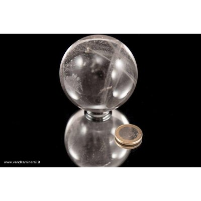 Sfera di cristallo di rocca - molto chiara