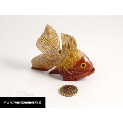 Pesce in marmo naturale