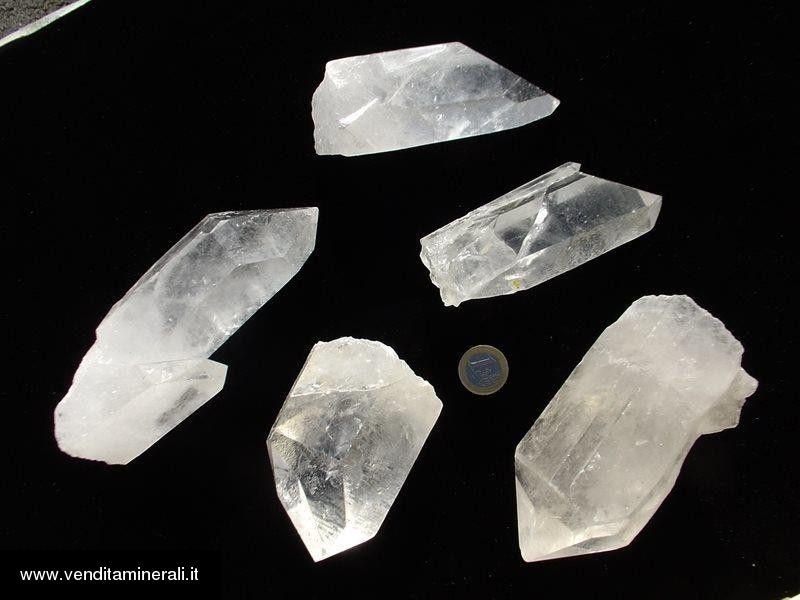 1 kg di cristalli di roccia 8 - 15 cm