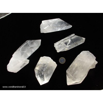 1 kg di cristalli di roccia 8 - 15 cm