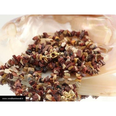 Catena di schegge in malachite