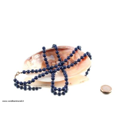 Catena a palline di lapislazzuli 8 mm / 50 cm