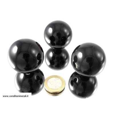 Sfera di ossidiana lamellare 4 cm