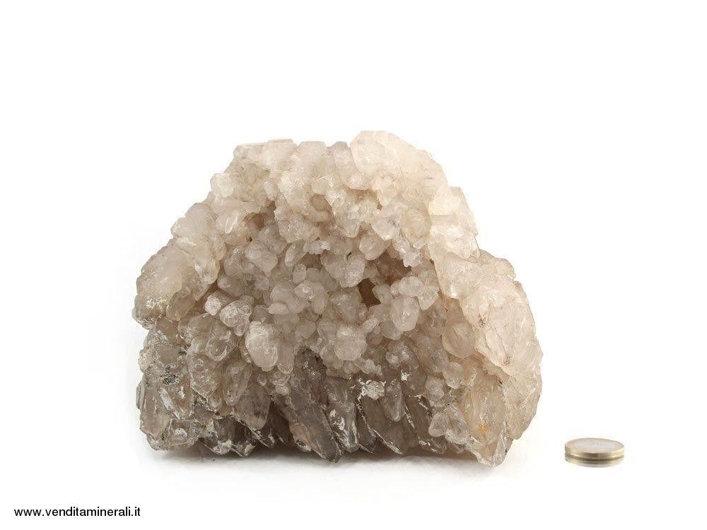 Quarzo con squame di cristallo