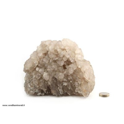 Quarzo con squame di cristallo