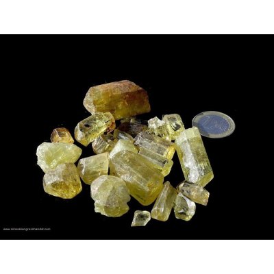 Cristalli di fluorapatite / pietre grezze 50 g