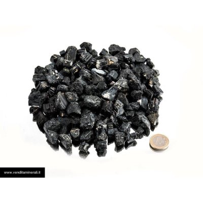 Tormalina nera - mini pietre ruvide (1-2 cm) - 1 kg