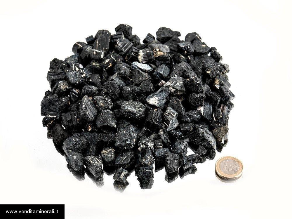 Tormalina nera - mini pietre ruvide (1-2 cm) - 1 kg