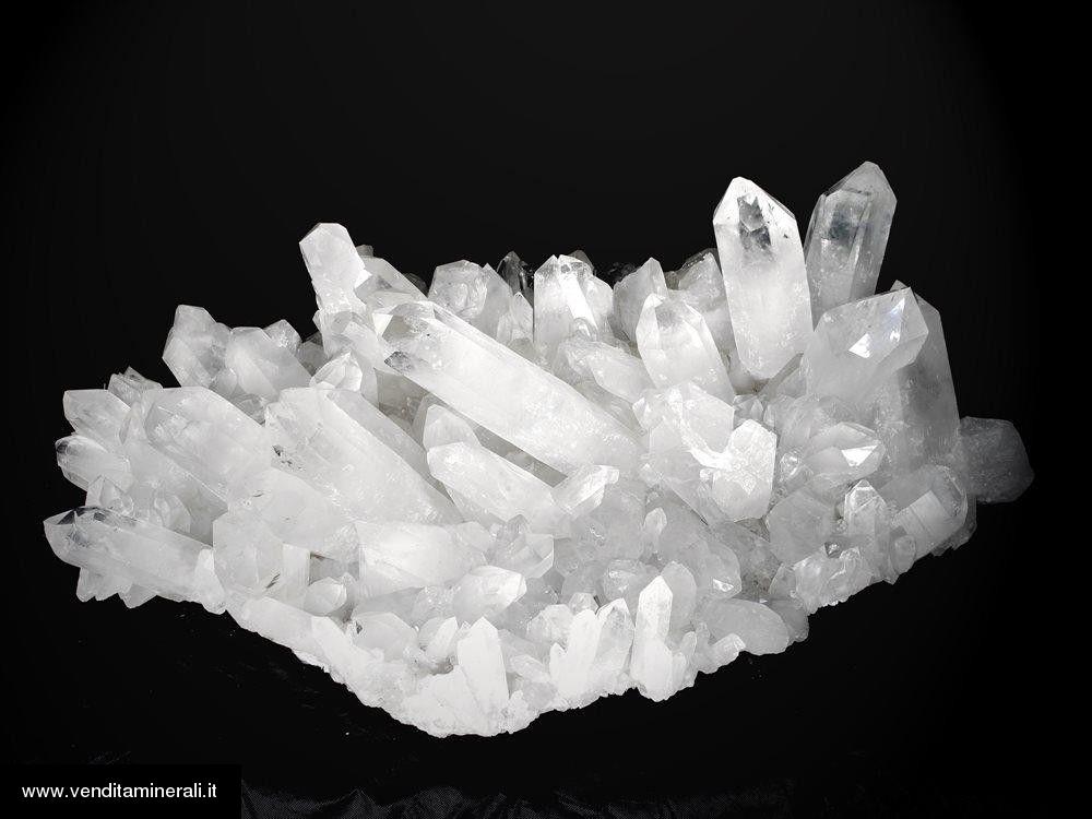 Agglomerato di cristallo di rocca, Minerali Cristalli di rocca Cristalli  grandi