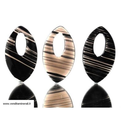 Ornamenti di ossidiana di lamella