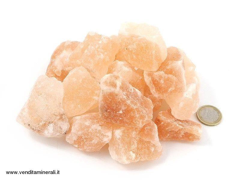 Sale cristallino - piccole pietre grezze (2-5 cm) - 1 kg