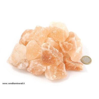 Sale cristallino - piccole pietre grezze (2-5 cm) - 1 kg