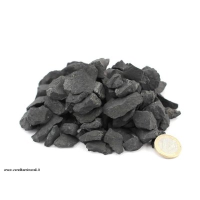 Scaglie di shungite - pietre ruvide 1 - 2 cm 1 kg