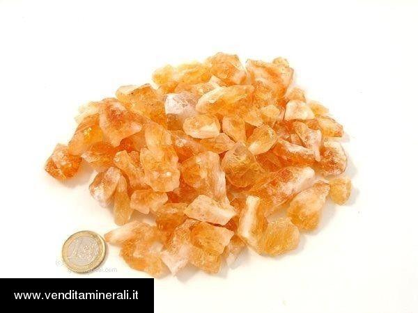 Citrino - piccole pietre grezze (2-5 cm) - 0,5 kg