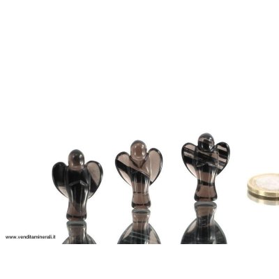 Angelo in lamelle d'Ossidiana - 1 pz