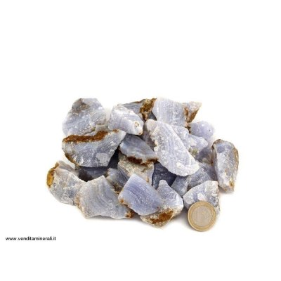Calcedonio - piccole pietre grezze (2-5 cm) - 1 kg