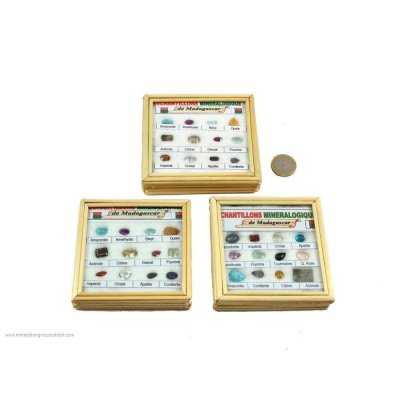 12 pezzi di collezione di pietre preziose