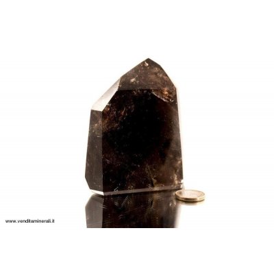 Quarzo fume' - Cristallo scuro e lucido