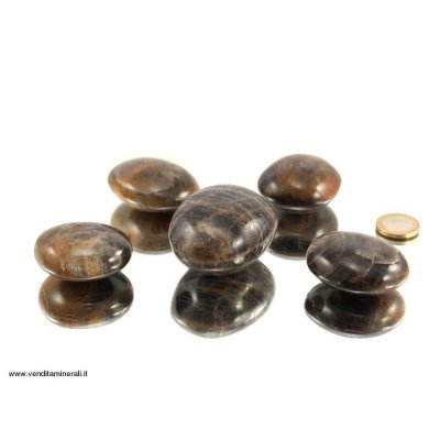 Pietre nere della luna Pebbles / XL - 0,5 kg