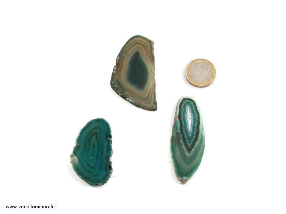 Agata sezionata verde piccola - 1 pezzo