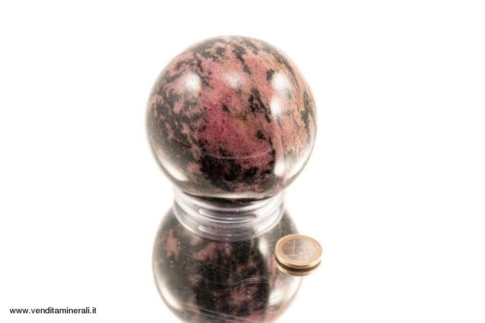 Sfera di pietre di rodonite