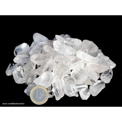 1 kg di cristalli di roccia 1 - 3 cm