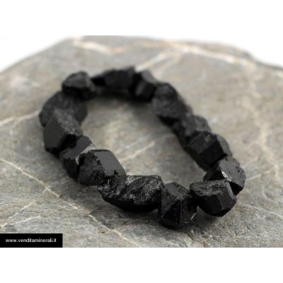 Bracciale in cristallo nero tormalina
