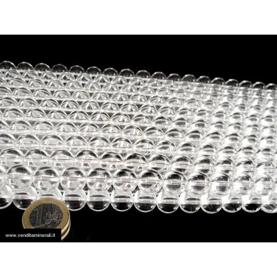 Filo di cristallo di rocca 14 mm