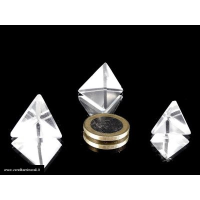 Cristallo di rocca, tetraedrico (corpi platonici).