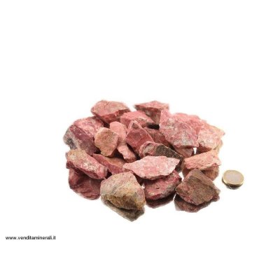 Thulite - piccole pietre grezze (2-5 cm) - 1 kg
