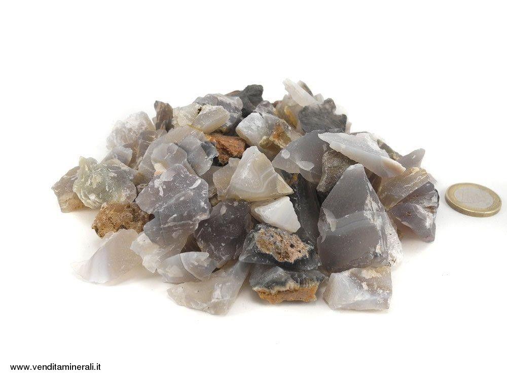 Agata - piccole pietre grezze (2-5 cm) - 1 kg