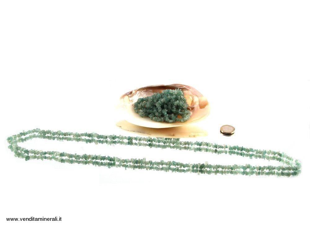 Lunga Catena di scheggia di avventurina