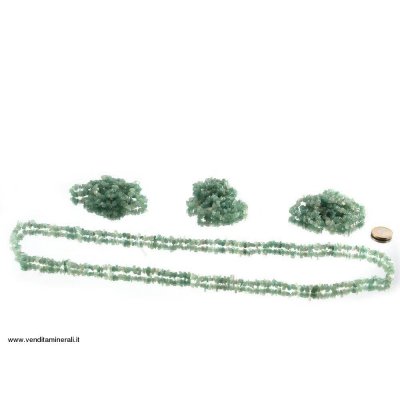 Lunga Catena di scheggia di avventurina