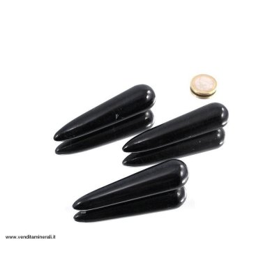 Bastoncini di Tormalina rotonda per massaggio