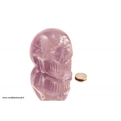 Teschio di cristallo di ametista