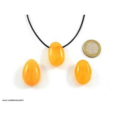 Ciondolo in calcite giallo