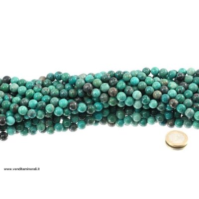 Filo a catena in crisocolla da 10 mm