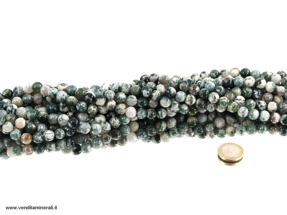 Collana di agata diametro 10 mm