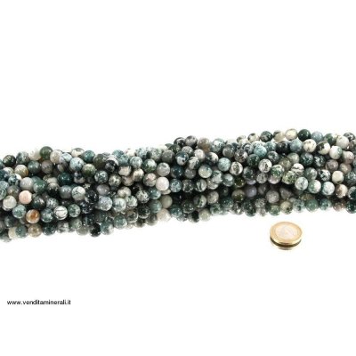 Collana di agata diametro 10 mm