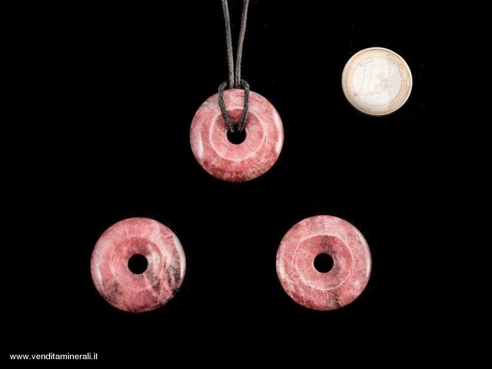 Thulite a forma di ciambella - 30 mm