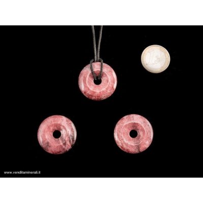 Thulite a forma di ciambella - 30 mm