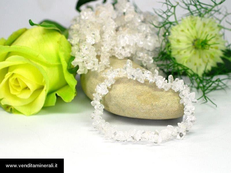 Bracciale scheggia di cristallo di rocca